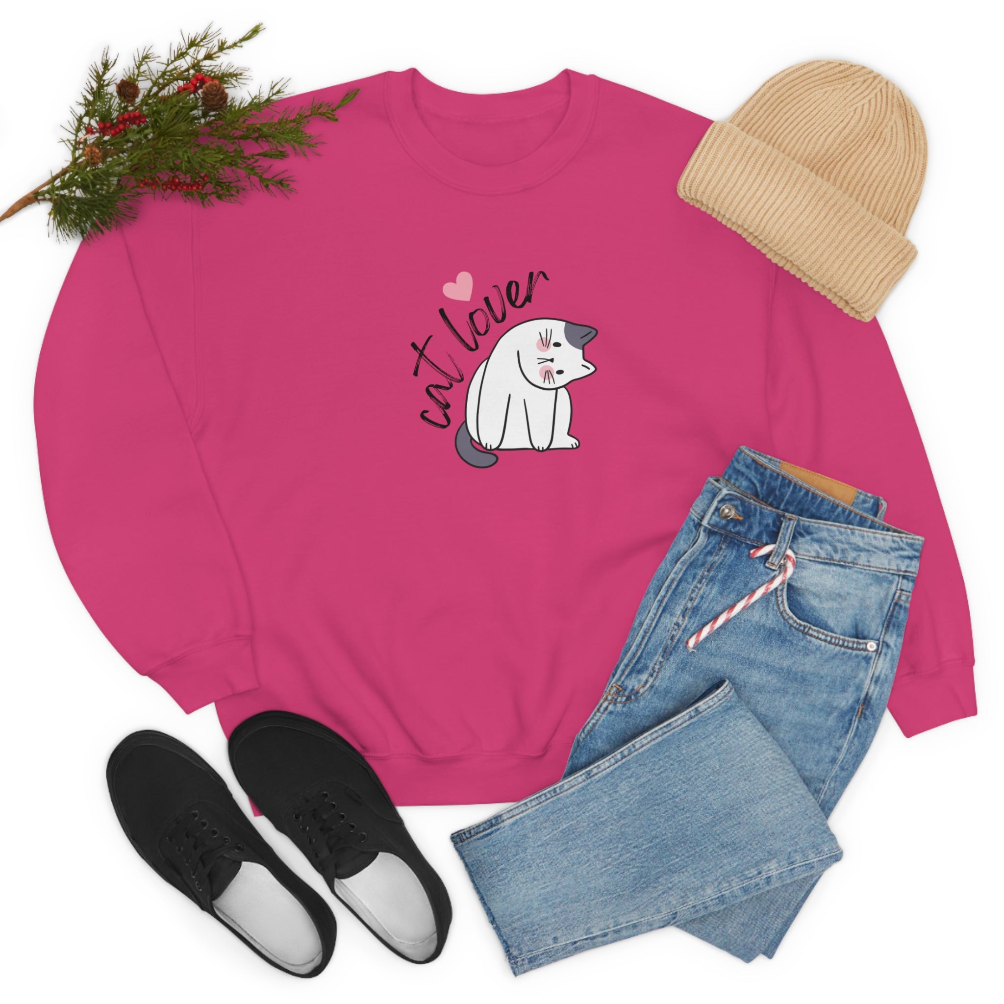 Cat Lover Crewneck Sweatshirt